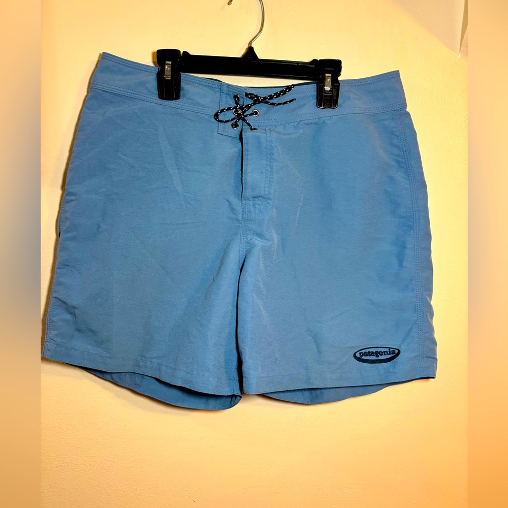 Patagonia Light Blue Board Shorts
